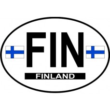 Finland Country Origin Decal - Non-Reflective